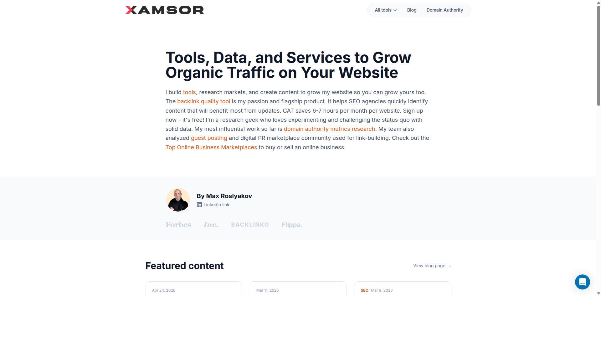 Loganix website