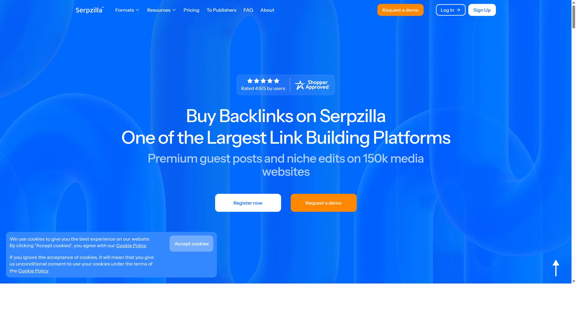 Serpzilla website
